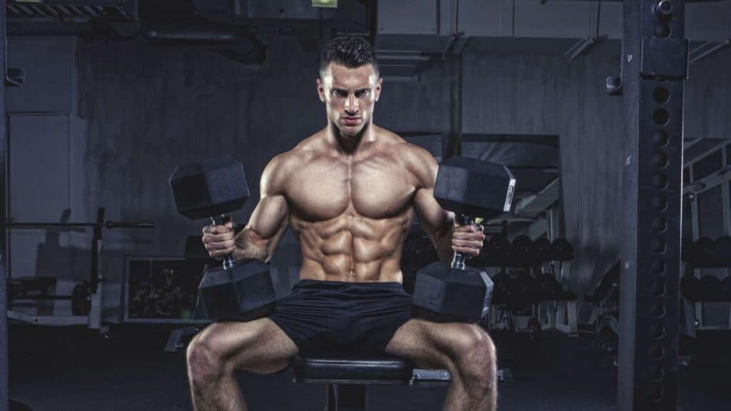 ripped abs bodybuilder uses the best abdominal exercises to train his core