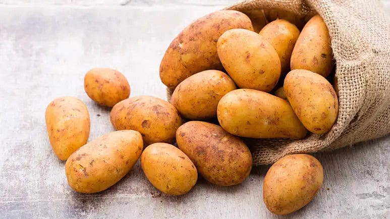 Russet potatoes